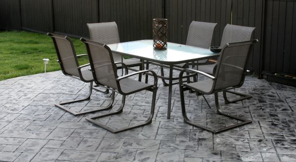 Backyard Concrete Stamping in Carson City